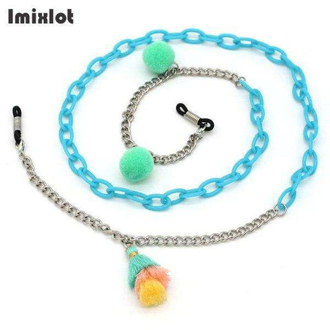 Imixlot 1 PC Mix Style Womens Colorful Tassel Eyeglass Eyewears Sunglasses Reading Glasses Chain Cord Holder Neck Strap Rope
