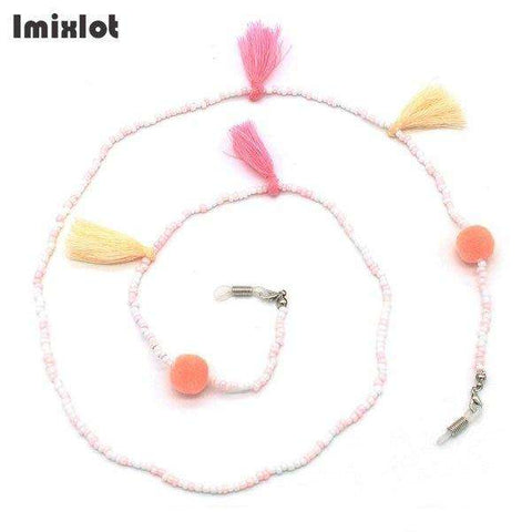 Imixlot 1 PC Mix Style Womens Colorful Tassel Eyeglass Eyewears Sunglasses Reading Glasses Chain Cord Holder Neck Strap Rope