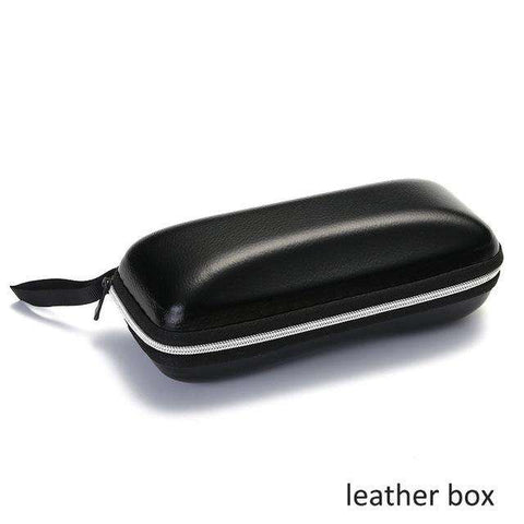 Protable Sunglasses Protector Travel Pack Pouch Glasses Case 1Pcs Black Zipper Box Hard Eyewear Accessories