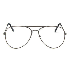 Aviation Gold Frame Sunglasses Male Classic Eyeglasses Transparent Clear Lens Optical Women Men Glasses Pilot Style