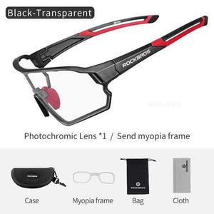 ROCKBROS Cycling Glasses Bicycle Polarized Photochromic Myopia Glasses Bike Eyewear Sport Men Women Fishing Cycling Sunglasses