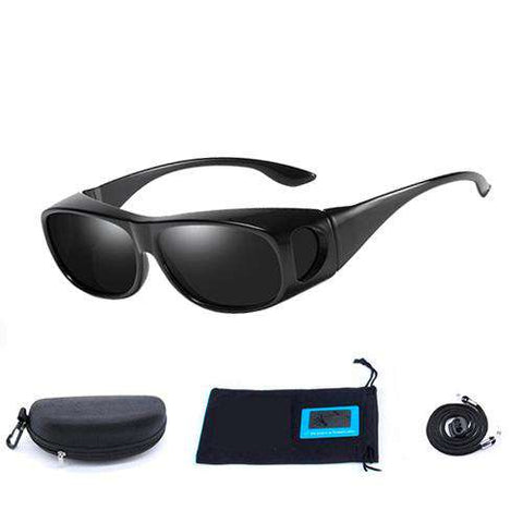 Fitover Sunglasses Polarized Fit Over Glasses for Myopia Cycling Fishing Camping Driving UV Sport Eyewear Polarized Lenses jp