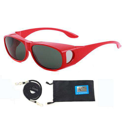 Fitover Sunglasses Polarized Fit Over Glasses for Myopia Cycling Fishing Camping Driving UV Sport Eyewear Polarized Lenses jp