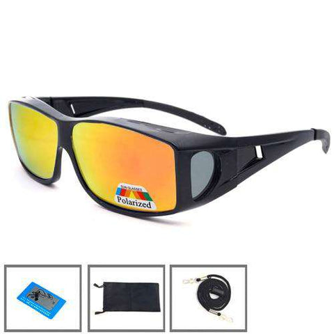 Fitover Sunglasses Polarized Fit Over Glasses for Myopia Cycling Fishing Camping Driving UV Sport Eyewear Polarized Lenses jp