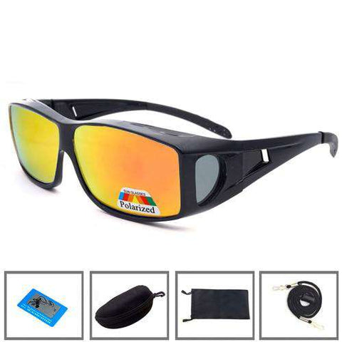 Fitover Sunglasses Polarized Fit Over Glasses for Myopia Cycling Fishing Camping Driving UV Sport Eyewear Polarized Lenses jp