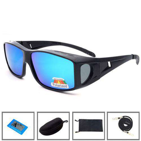Fitover Sunglasses Polarized Fit Over Glasses for Myopia Cycling Fishing Camping Driving UV Sport Eyewear Polarized Lenses jp