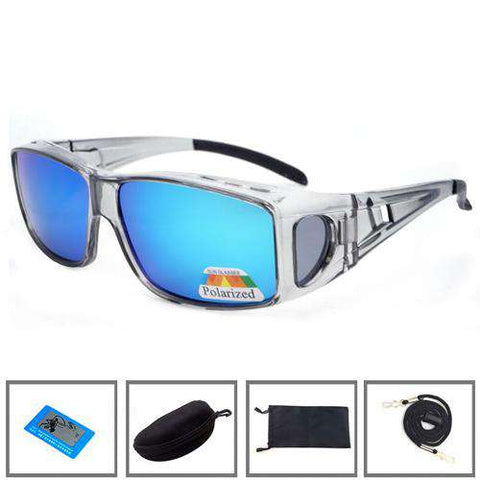 Fitover Sunglasses Polarized Fit Over Glasses for Myopia Cycling Fishing Camping Driving UV Sport Eyewear Polarized Lenses jp