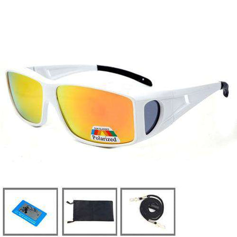 Fitover Sunglasses Polarized Fit Over Glasses for Myopia Cycling Fishing Camping Driving UV Sport Eyewear Polarized Lenses jp