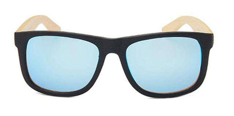 MIZHO 2019 Brand Design Eyewear Mirror Visual Protection Imitati Wood Sunglasses Men Polarized Traveling Sunglass Unisex Bamboo