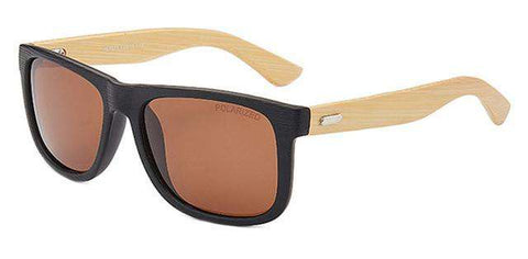 MIZHO 2019 Brand Design Eyewear Mirror Visual Protection Imitati Wood Sunglasses Men Polarized Traveling Sunglass Unisex Bamboo