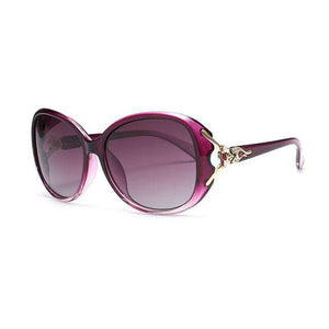 HUHAITANG Luxury Brand oversized Sunglasses Women Polarized Classic Fox Sun Glasses For Ladies Elegant Designer Goggle Sunglass