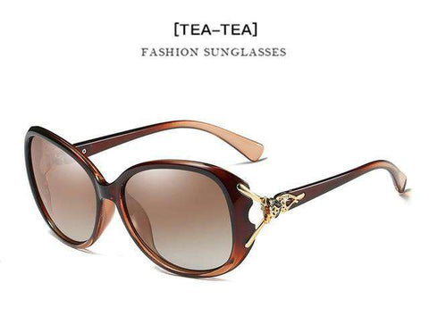 AORON Fashion Womens Polarized Sunglasses Women fox style Sung Lasses  Accessories UV400 Eyeglasses